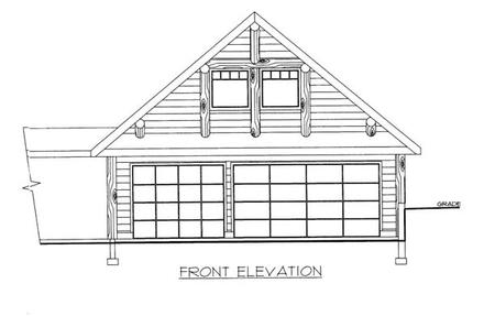  Elevation of Plan 86579