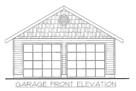  Elevation of Plan 86587