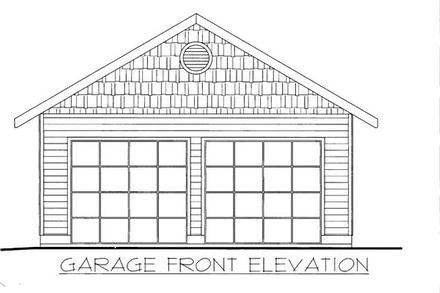  Elevation of Plan 86596