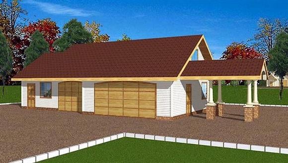 Garage Plan 86601