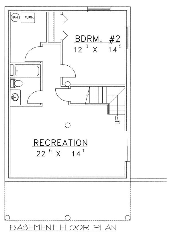  Lower Level of Plan 86603