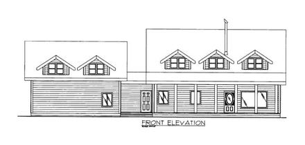  Elevation of Plan 86604