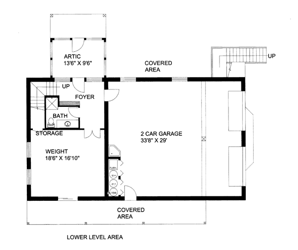  Lower Level of Plan 86612