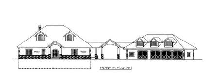 House Plan 86618 Elevation