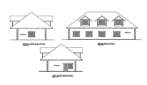 Plan with 8904 Sq. Ft., 4 Bedrooms, 6 Bathrooms, 3 Car Garage Picture 4