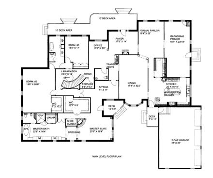 First Level Plan