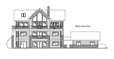  Elevation of Plan 86638