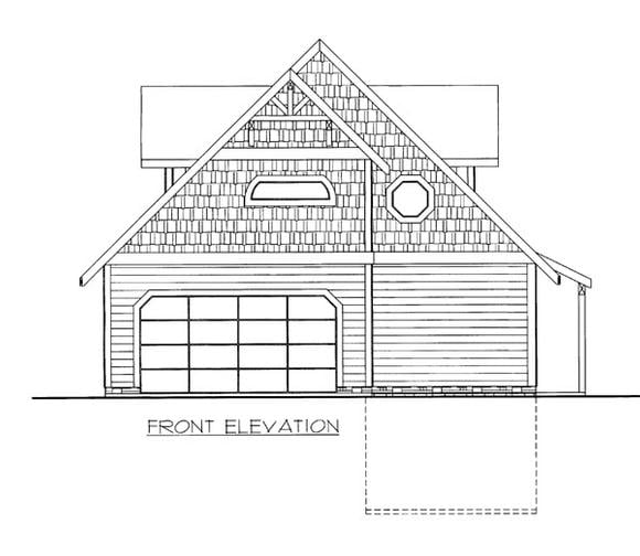 House Plan 86644 Elevation