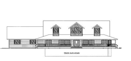  Elevation of Plan 86647