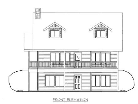  Elevation of Plan 86649