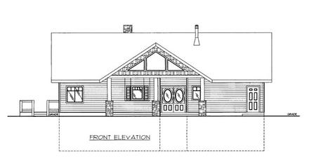  Elevation of Plan 86651