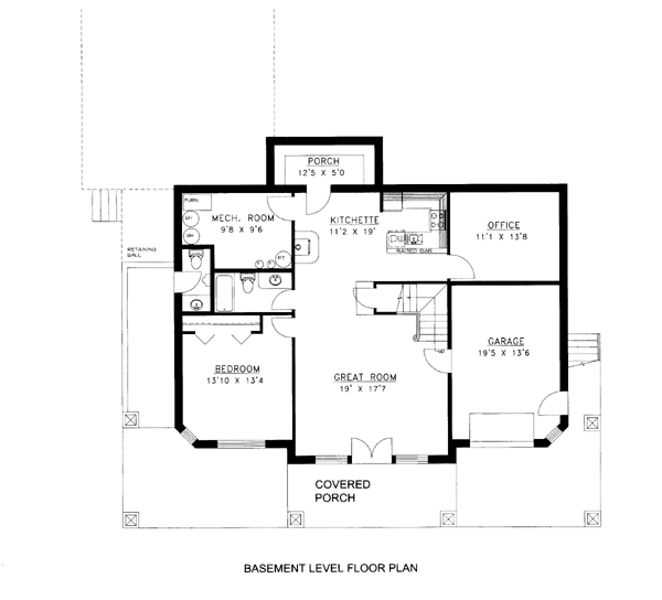  Lower Level of Plan 86654