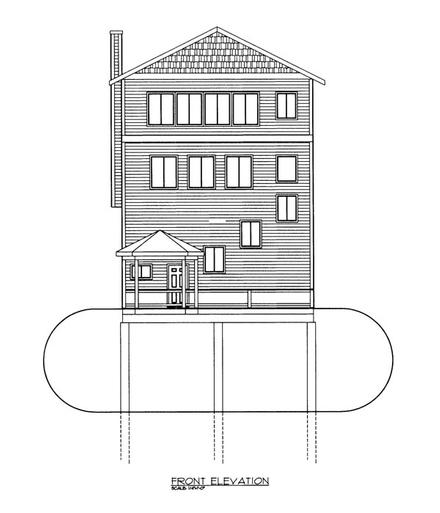  Elevation of Plan 86659