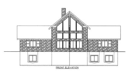  Elevation of Plan 86660