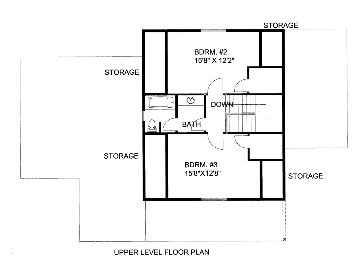 Contemporary Traditional Level Two of Plan 86661