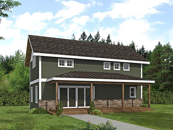 House Plan 86665 Elevation