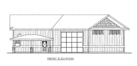  Elevation of Plan 86672