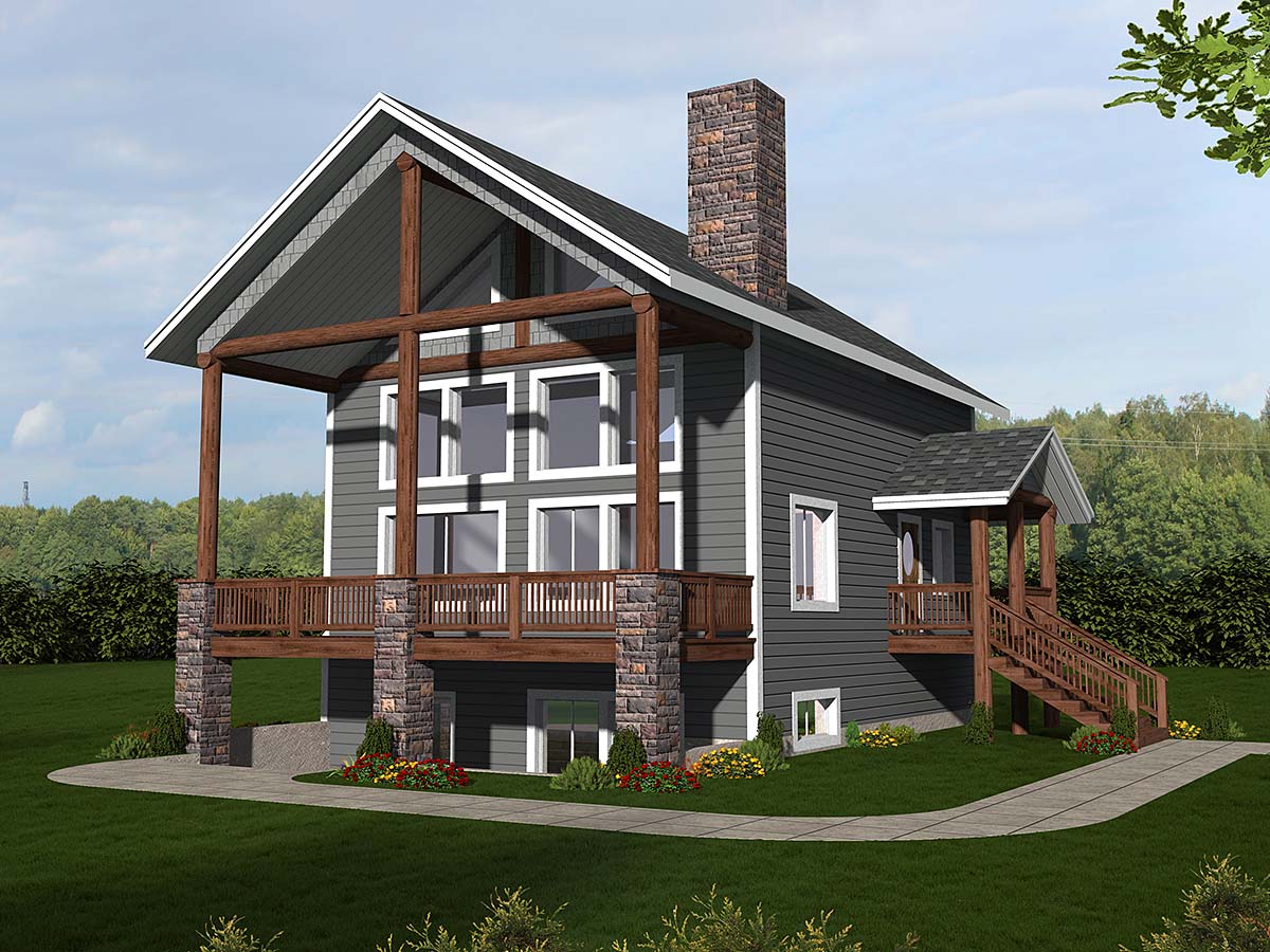 Plan 86684 | with 3 Bed, 3 Bath