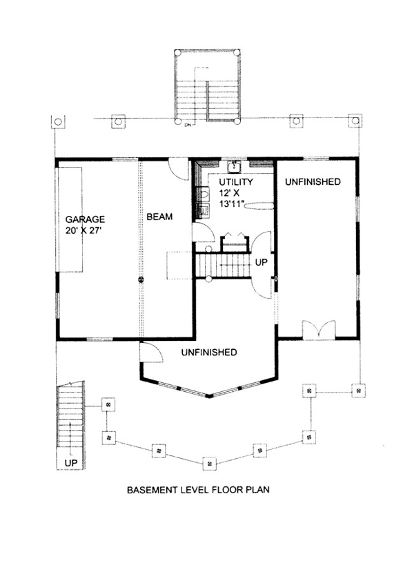  Lower Level of Plan 86689