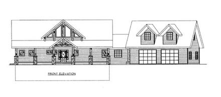  Elevation of Plan 86690