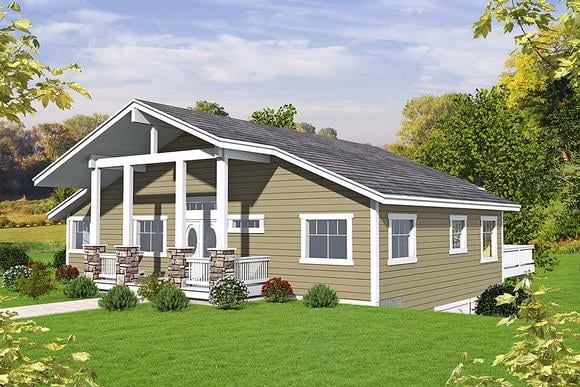 House Plan 86696 Elevation