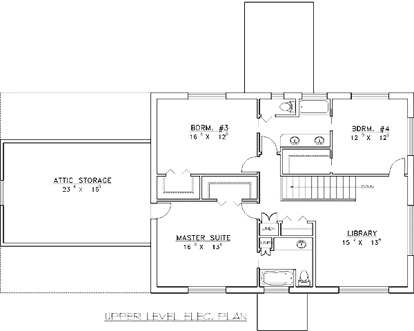 Colonial Level Two of Plan 86700