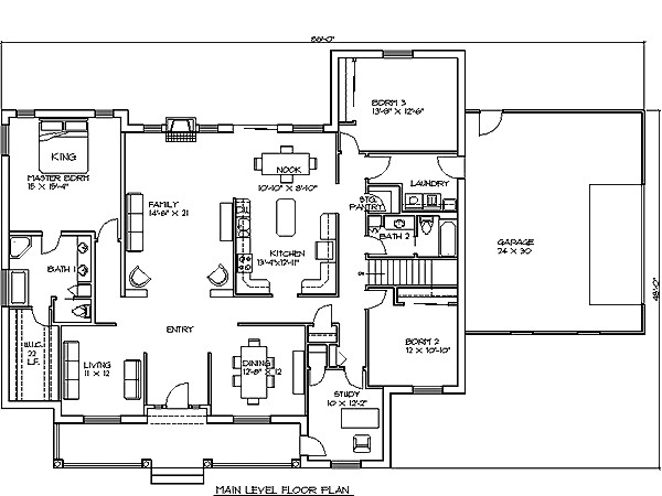 Traditional Level One of Plan 86702