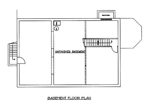 Victorian Lower Level of Plan 86714