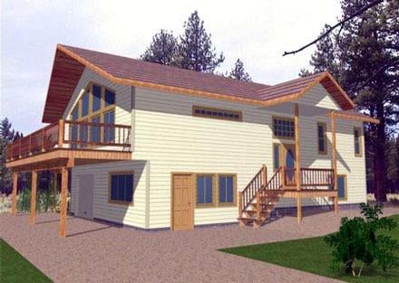 House Plan 86715 Elevation