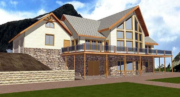 House Plan 86716 Elevation