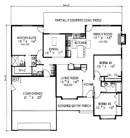 Traditional Level One of Plan 86718