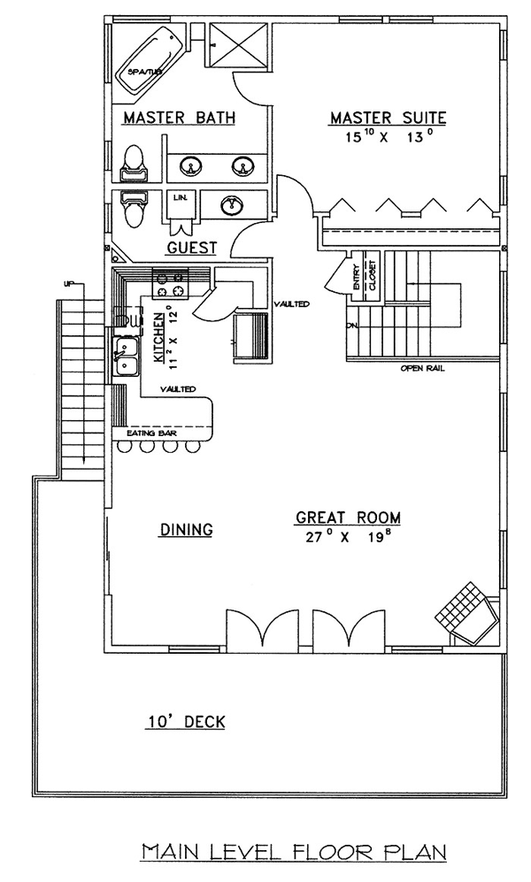 Contemporary Level Two of Plan 86719