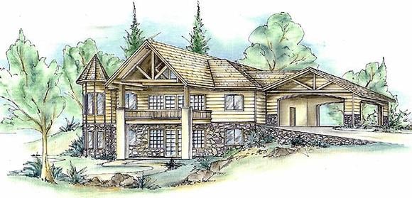 House Plan 86720 Elevation