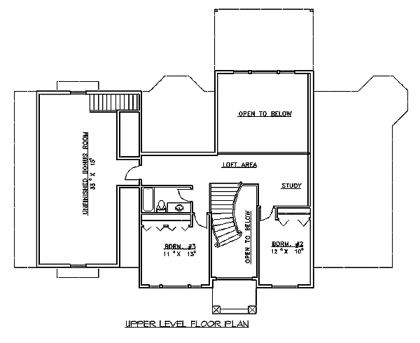 Tudor Level Two of Plan 86723