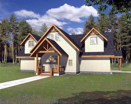 House Plan 86724 Elevation