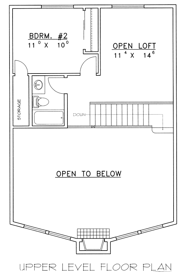 Contemporary Level Two of Plan 86727