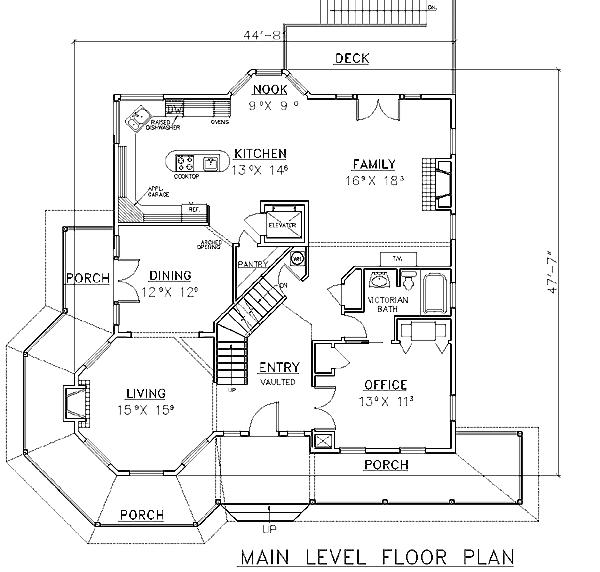 Victorian Level One of Plan 86733