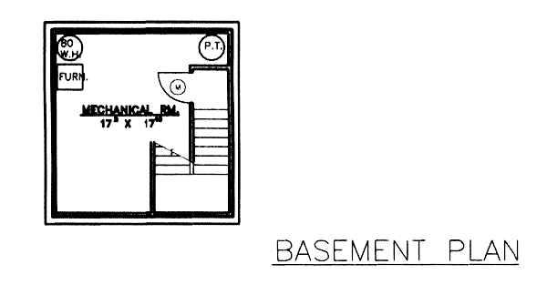 Victorian Lower Level of Plan 86741