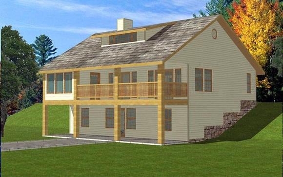 House Plan 86743 Elevation