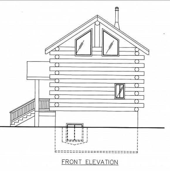 House Plan 86747 Elevation