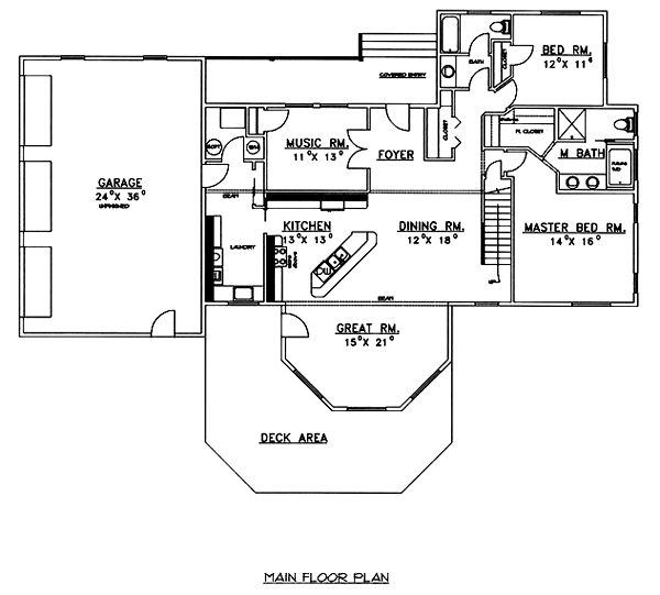 Traditional Level One of Plan 86748