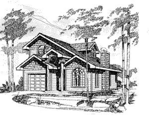 House Plan 86749 Elevation