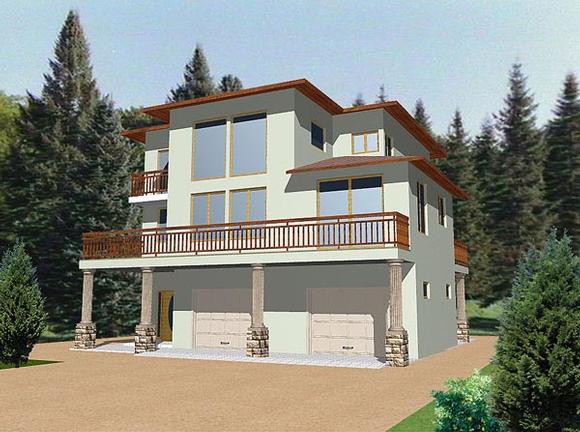 House Plan 86758 Elevation