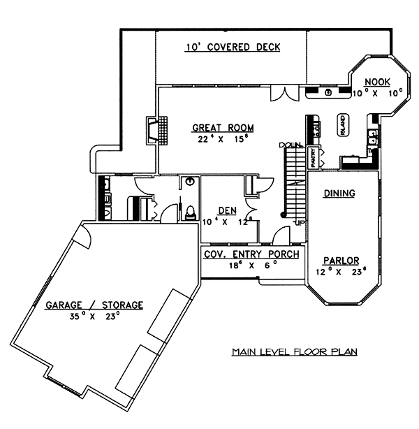 Traditional Level One of Plan 86761