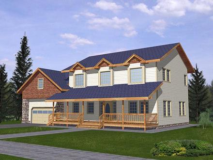 House Plan 86766 Elevation