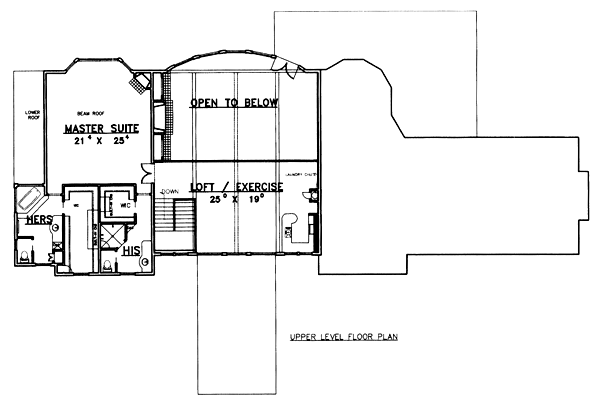 Contemporary Level Two of Plan 86771