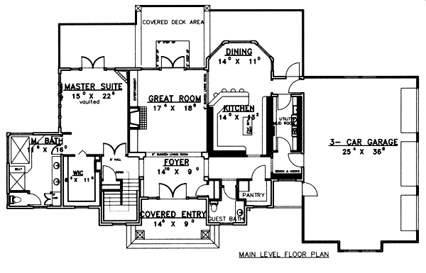 Traditional Level One of Plan 86773