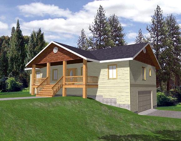 House Plan 86774 Elevation