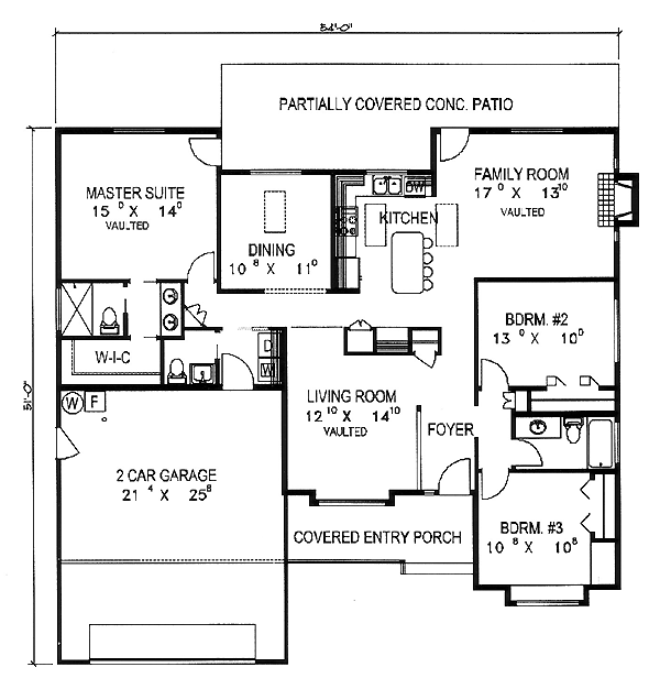 Traditional Level One of Plan 86776