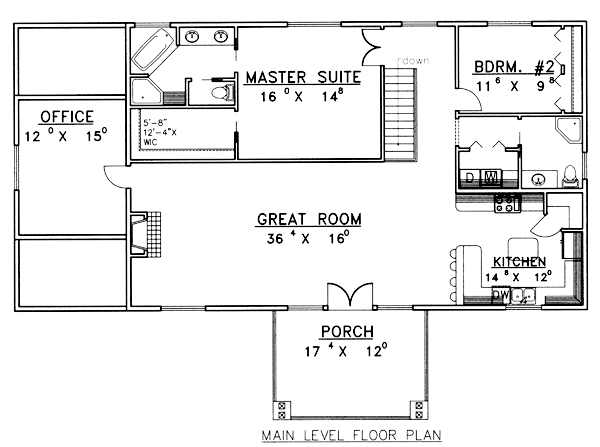 Traditional Level One of Plan 86777